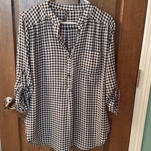 Black & White Blouse